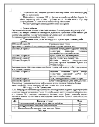 “АРКАЗИА 2021” олон улсын уралдаанд оролцох үндэсний шилдгүүдийг шалгаруулна