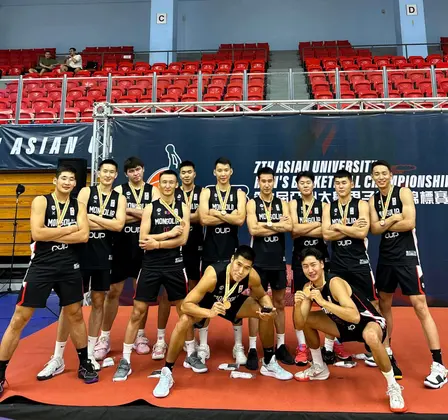 FISU-AUB Азийн Оюутны аварга шалгаруулах тэмцээнээс Монгол Улсын оюутны шигшээ баг хүрэл медаль хүртлээ